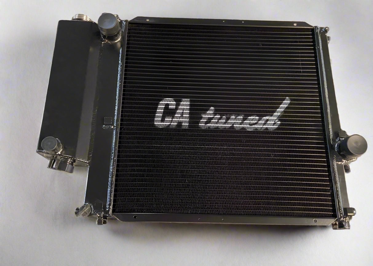 CAtuned All - Aluminum Radiator for BMW E30 318is – M42 Engine | Black Series - Classic Volt