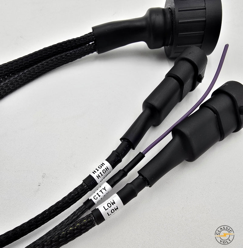 E36 Euro Headlight Adapter Harness Pair – Bosch, ZKW, AL, Depo, Plug & Play (for USA cars to Euro headlights) - Classic Volt