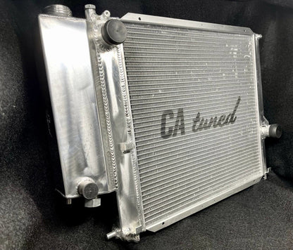 CAtuned All - Aluminum Radiator – E30 318is | M42 Engine (Raw Aluminum) - Classic Volt