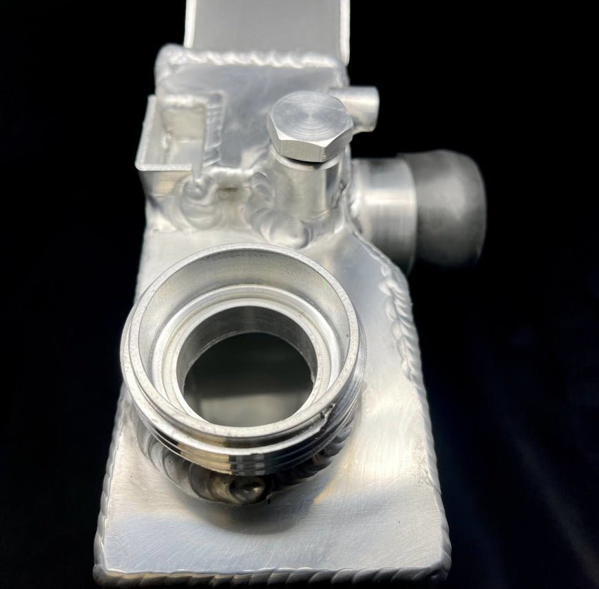 CAtuned All - Aluminum Radiator – E30 318is | M42 Engine (Raw Aluminum) - Classic Volt