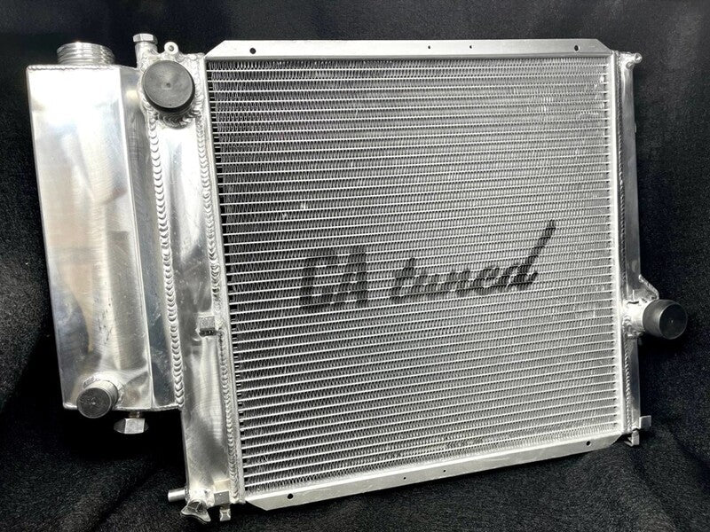 CAtuned All - Aluminum Radiator – E30 318is | M42 Engine (Raw Aluminum) - Classic Volt
