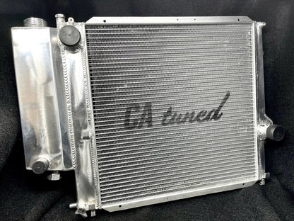CAtuned All - Aluminum Radiator – E30 318is | M42 Engine (Raw Aluminum) - Classic Volt