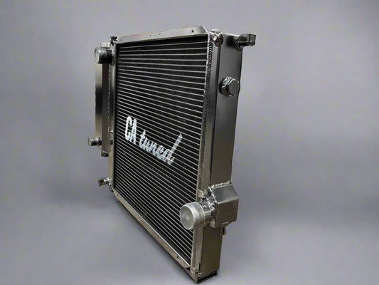 CAtuned All - Aluminum Radiator for BMW E30 318is – M42 Engine | Black Series - Classic Volt