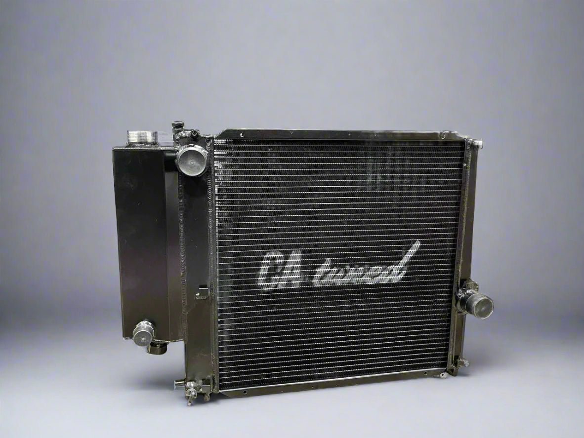 CAtuned All - Aluminum Radiator for BMW E30 318is – M42 Engine | Black Series - Classic Volt