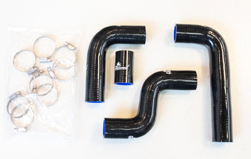 CAtuned Silicone Cooling Hose Kit for BMW 1600 and 2002 (M10 Engine) | Black, Lifetime Warranty - Classic Volt