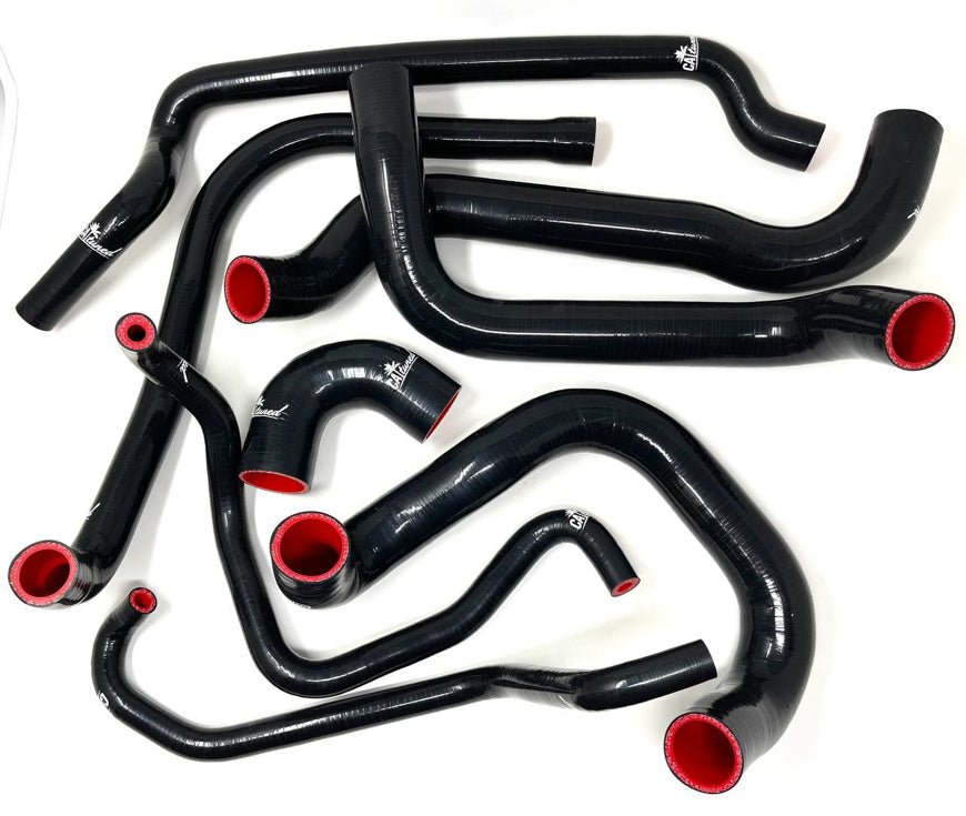 CAtuned Silicone Cooling Hose Kit for BMW E28 M20 – Late Model | Black, Lifetime Warranty - Classic Volt