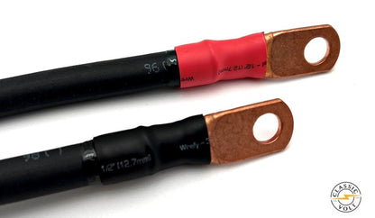 Premium Engine Power & Ground Cable Kit for BMW E30, E28, E12, E24, 1502 - 2002tii – Made in USA - Classic Volt